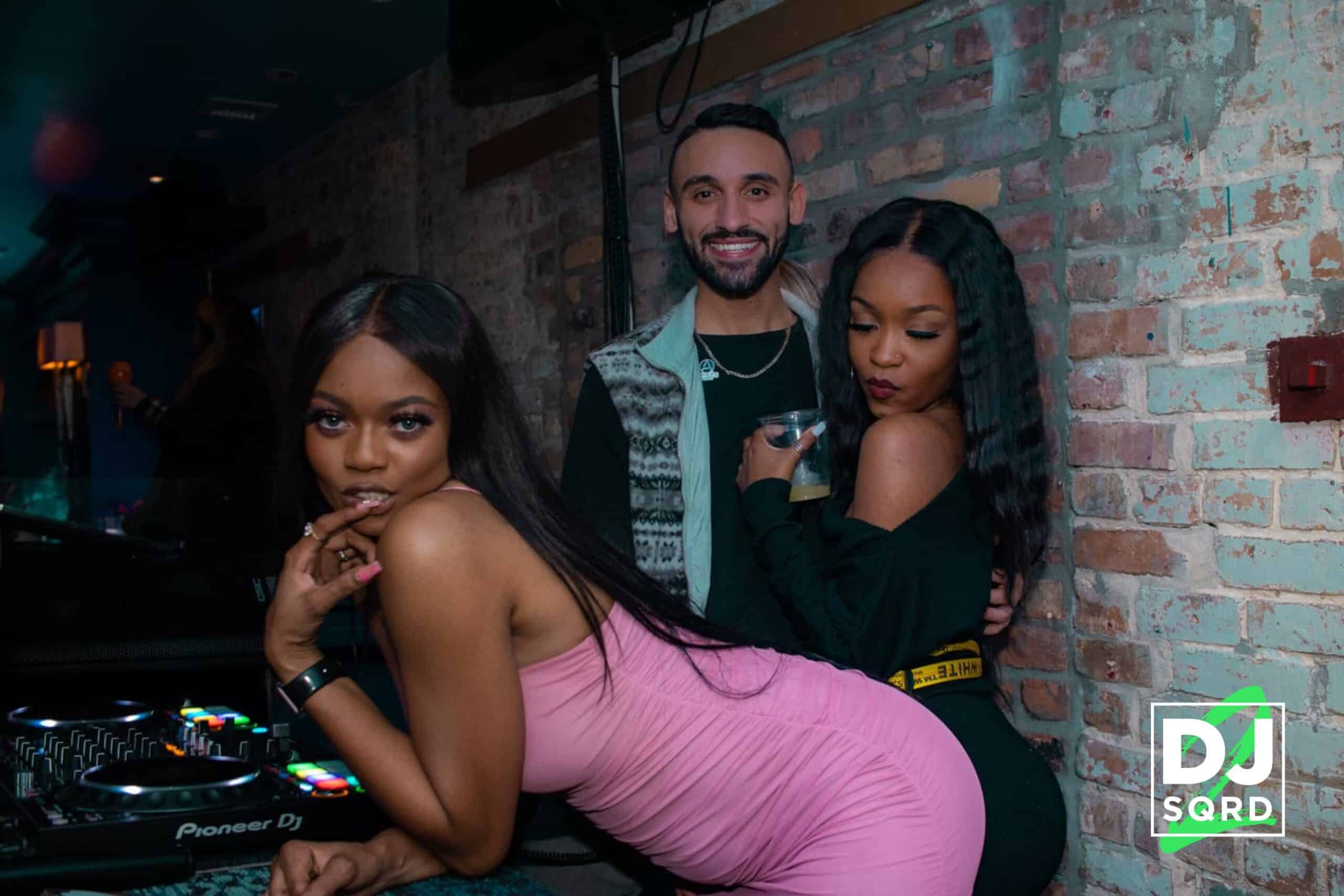 DJ SQRD in the booth