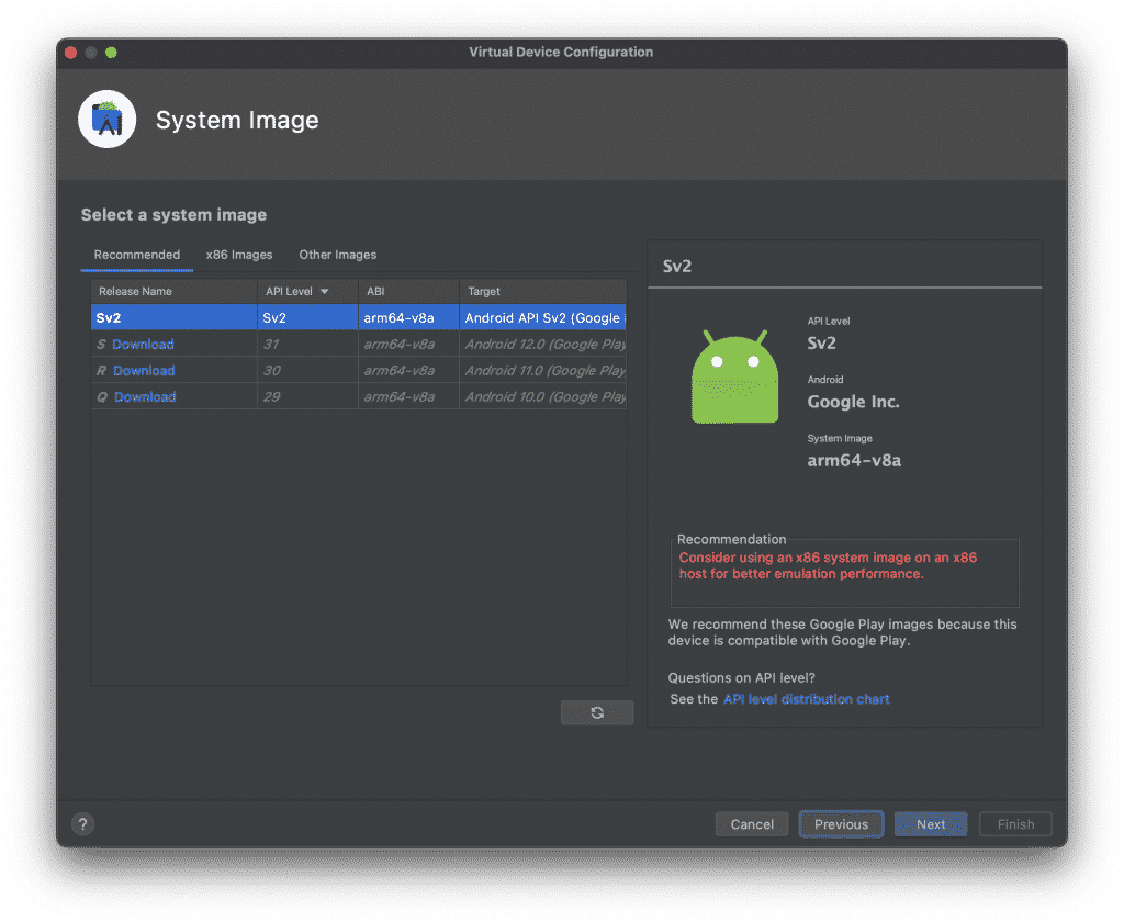BaseLynk - Android Studio System Image